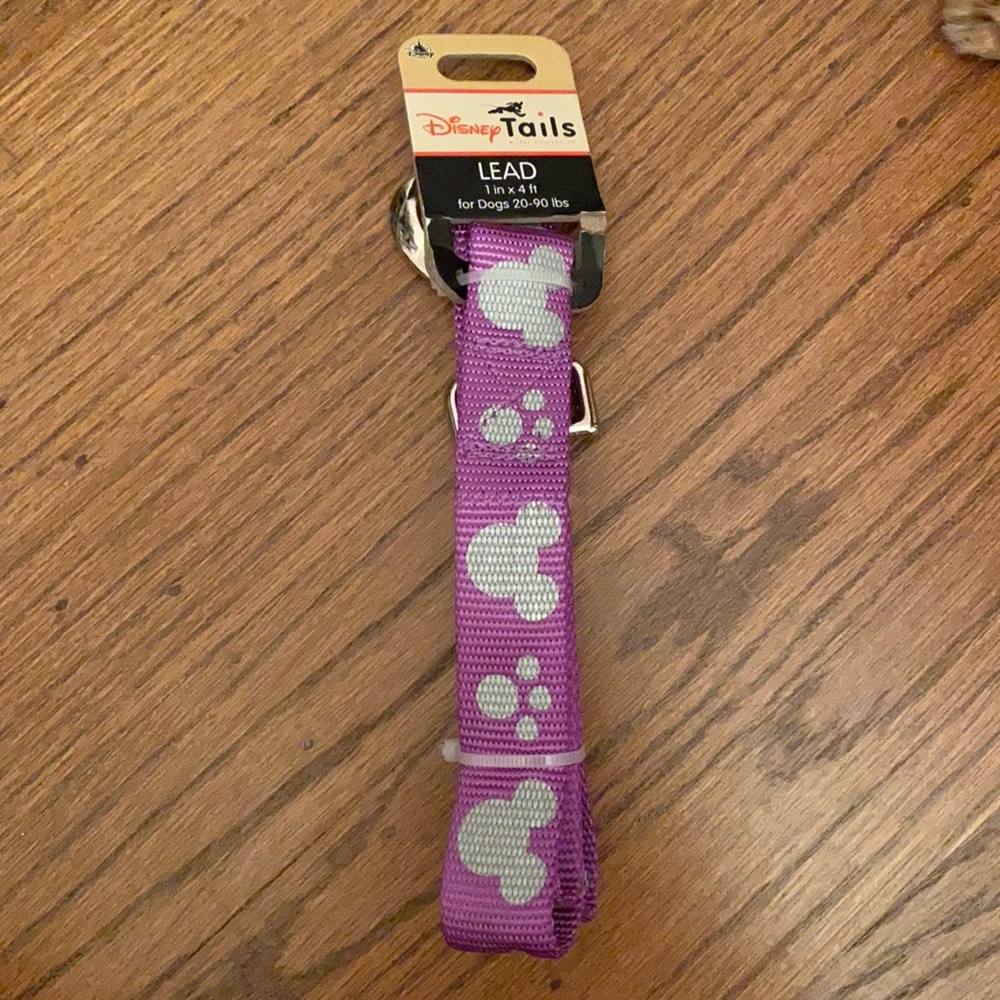 Disney tails purple mickey ear leash